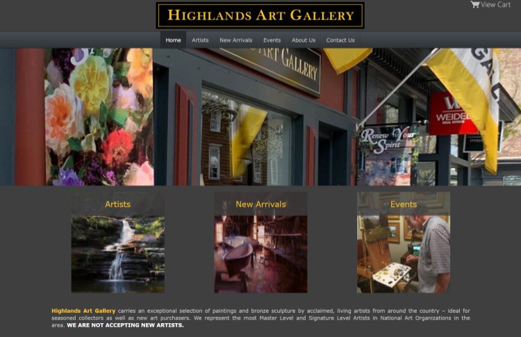 See HIGHLANDSARTGALLERY.com website