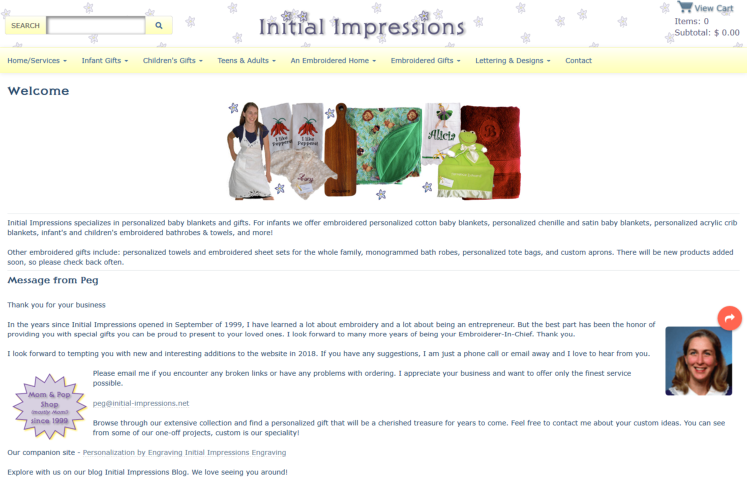 See INITIAL-IMPRESSIONS.com website