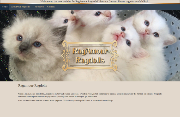 See RAGAMOURRAGDOLLS.com website